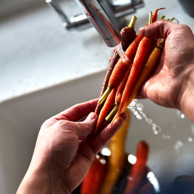 Carrot wash portrait 1 Carrot wash portrait 1